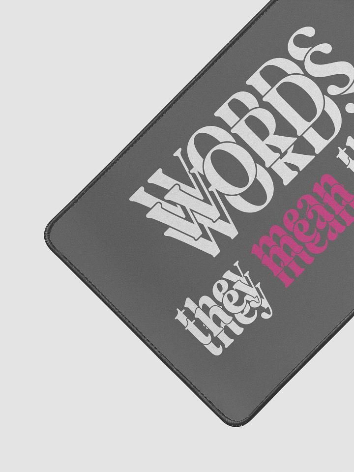 Words - They Mean Things | 12