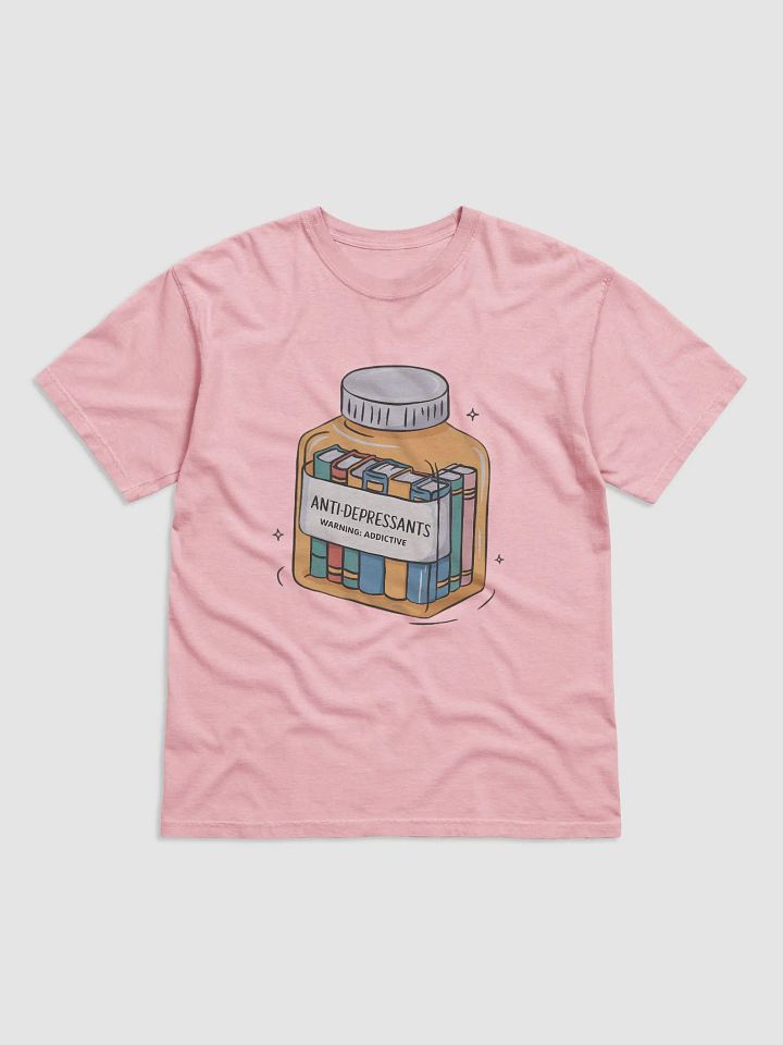 Book Bottle Anti-Depressants Tee product image (1)