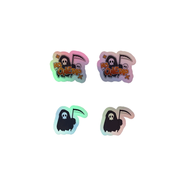 Holographic One Tap Sticker Collection product image (1)