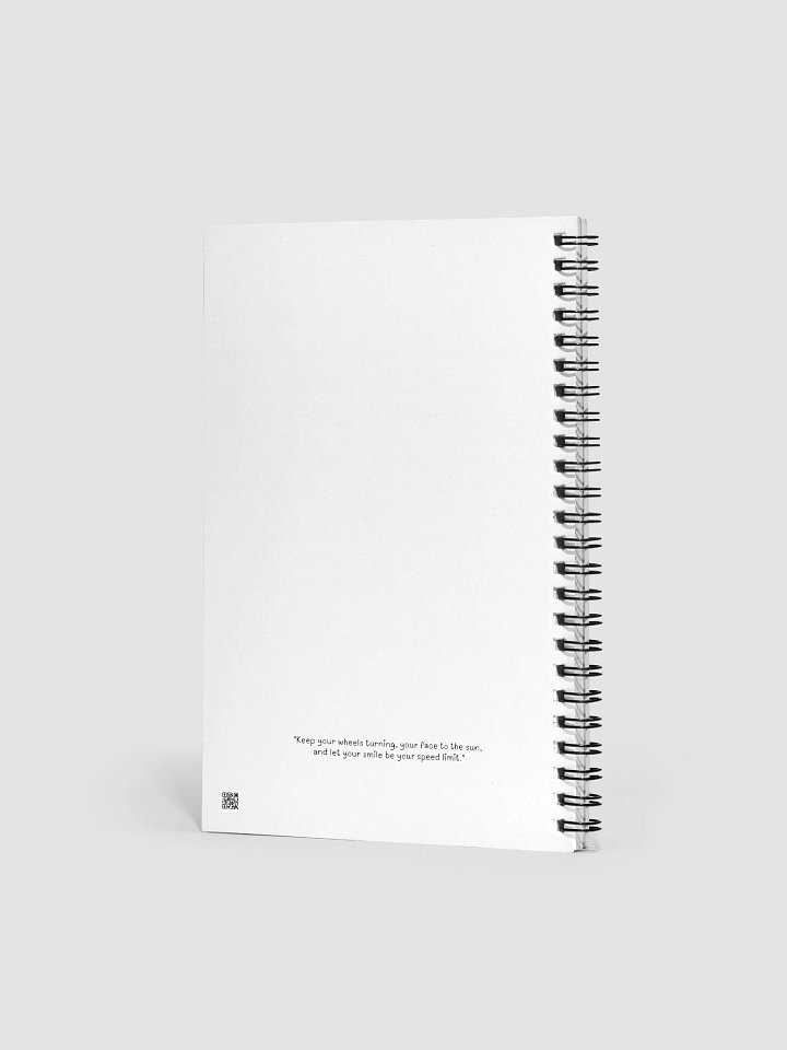 Retro Roller Skating Fun & Sunshine Quote Notebook product image (2)