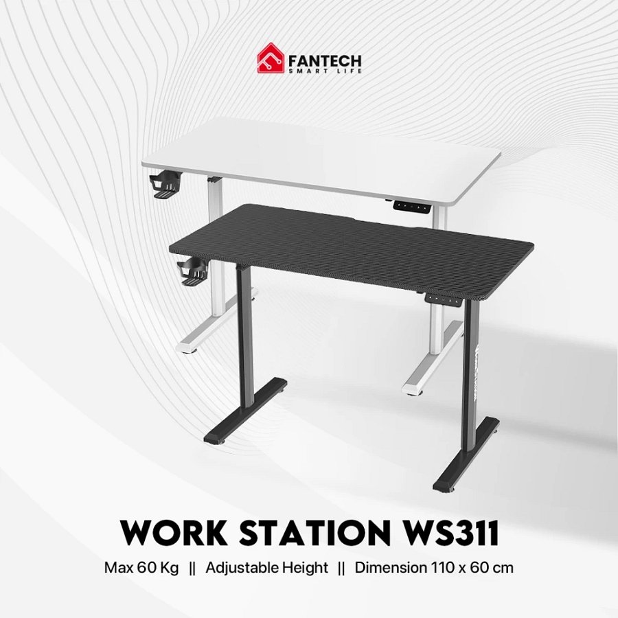 Fantech WS311 - Meja Elektrik Adjustable / Standing Desk Electric Work Station product image (1)