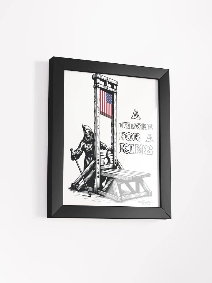 LIMITED - JUNE 2025 - FLAG DAY - NO KINGS - FRAMED POSTER product image (30)