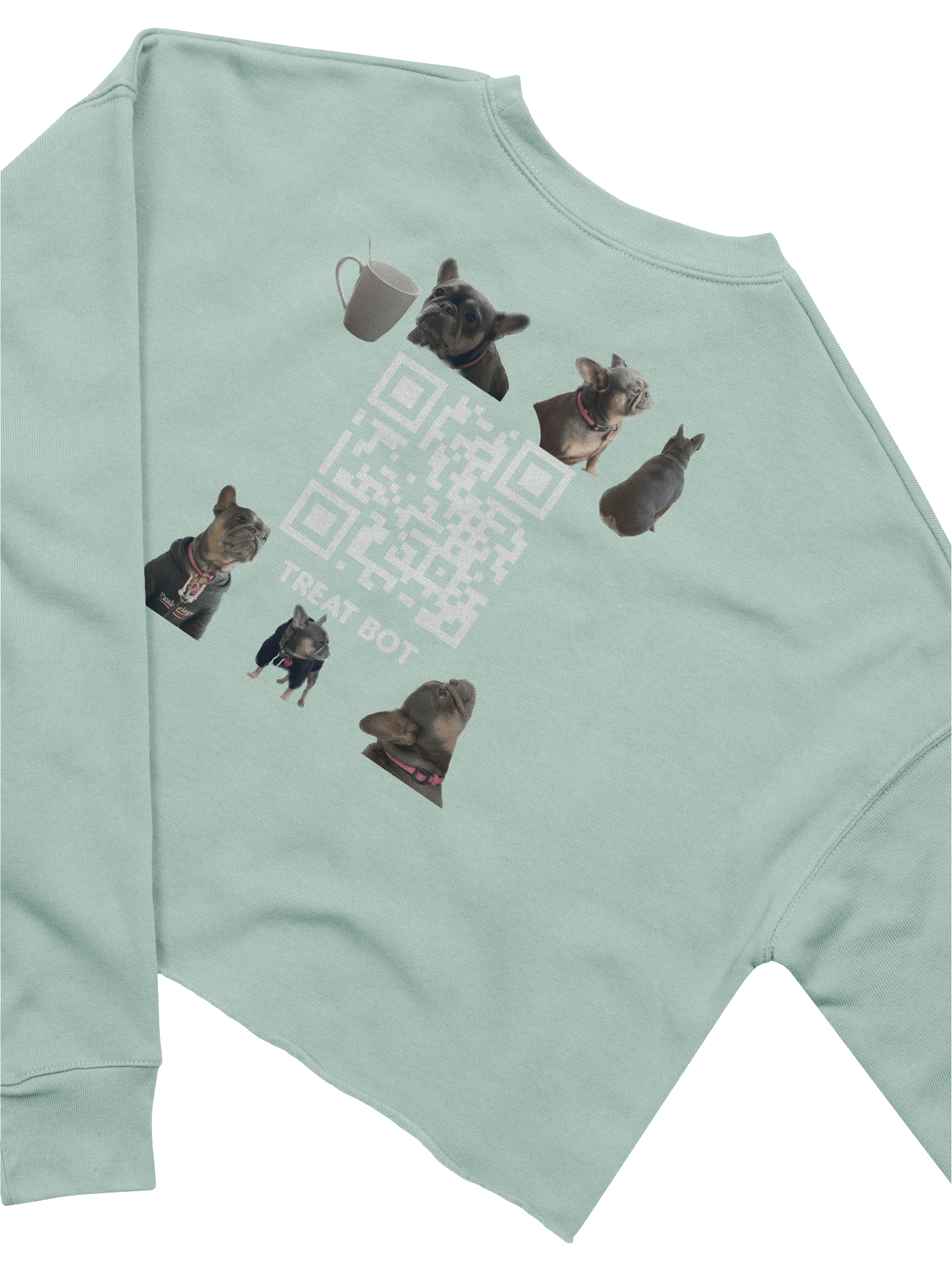 TreatBot OG Crop Top Sweatshirt product image (4)