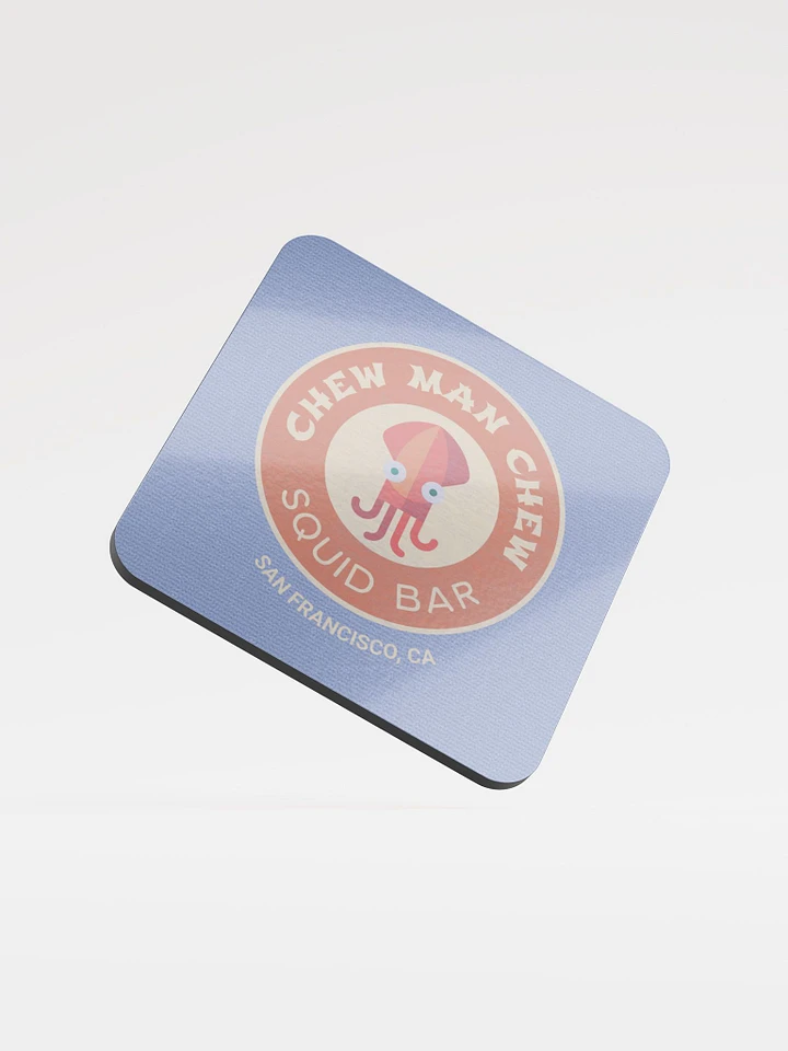 Chew Man Chew Squid Bar Beverage Coaster product image (1)