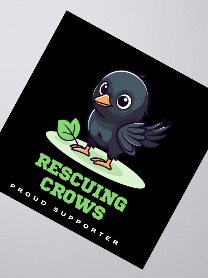Proud Lucky Crow Supporter Sticker product image (2)
