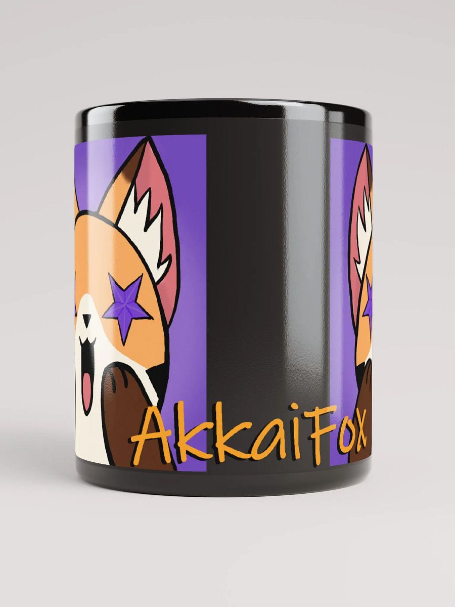 Wow Black Glossy Mug product image (5)