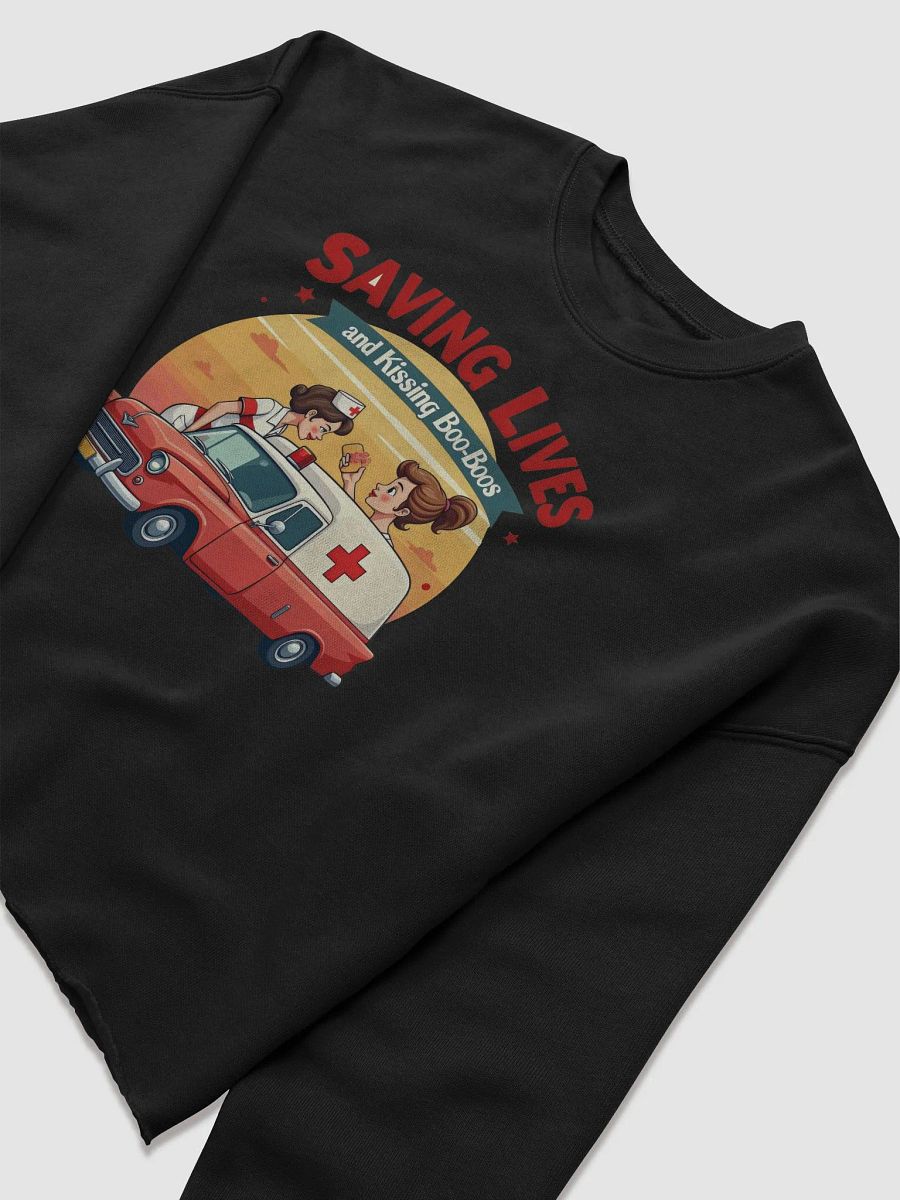 Retro Nurse Ambulance Fleece Sweatshirt product image (15)