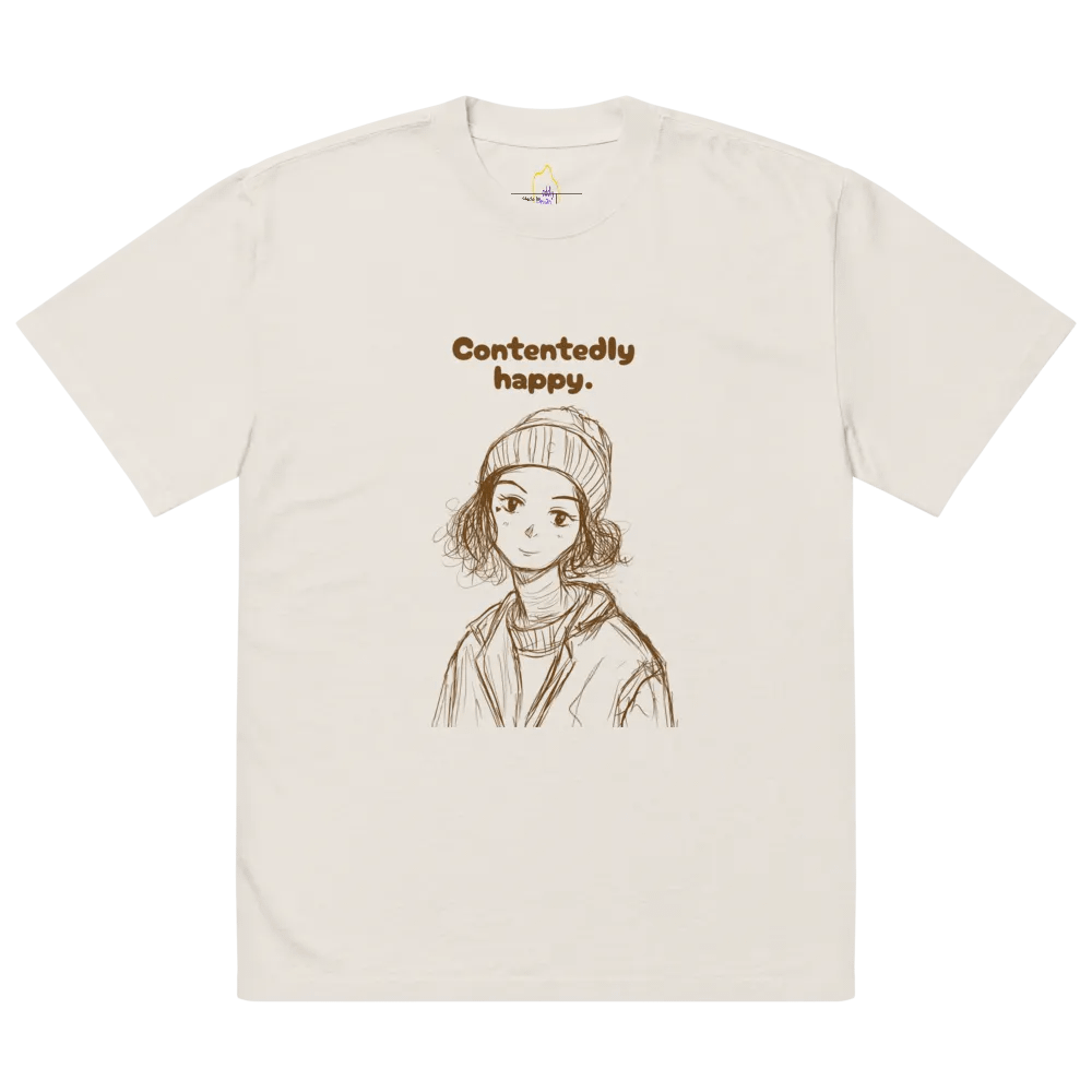 Contentedly Happy Beanie Tee product image (21)