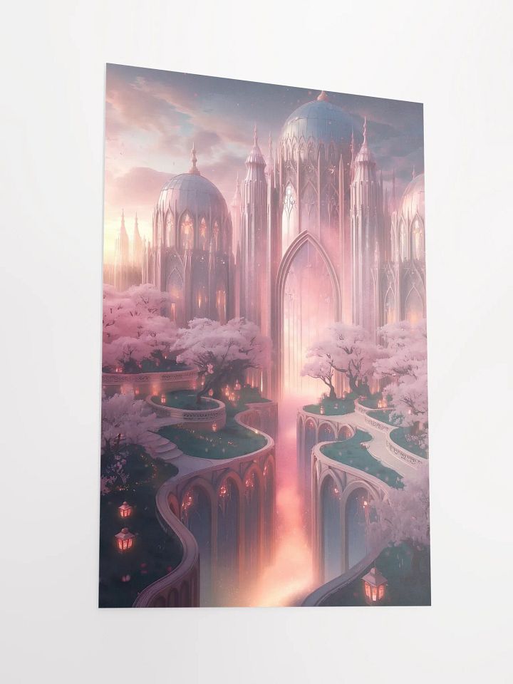 Ethereal Twilight Palace – Fantasy Art Poster product image (2)