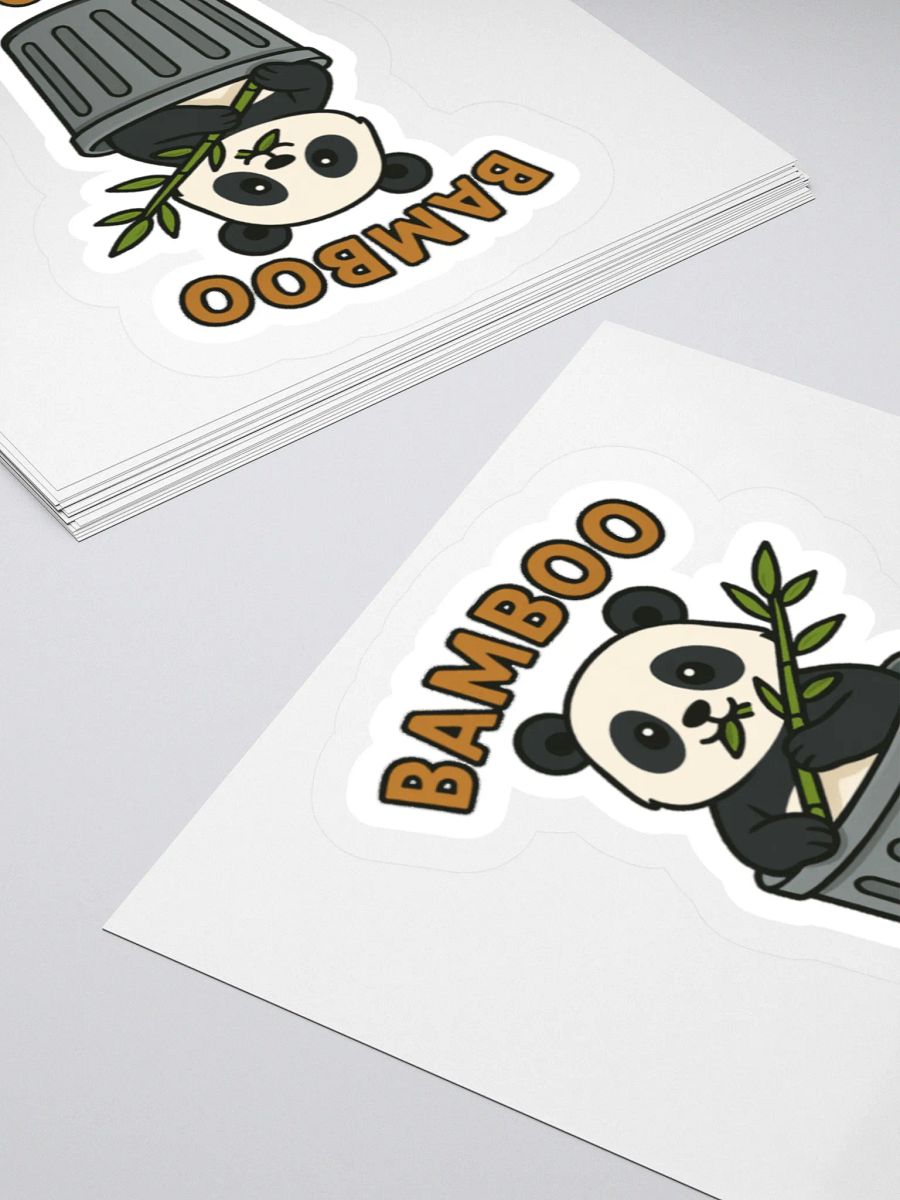 Bamboo Raccoon Sticker product image (4)