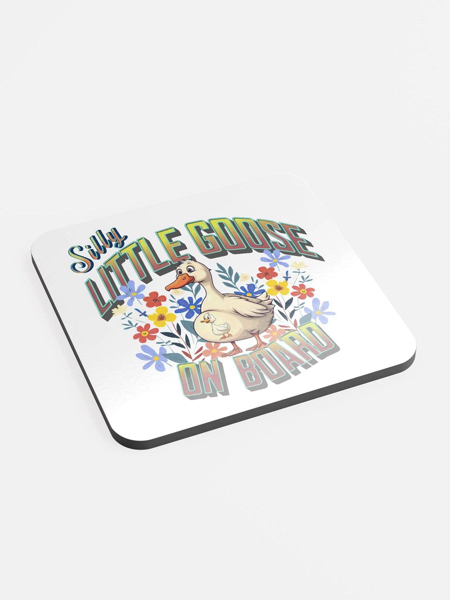 Silly Little Goose on Board Glossed Coaster product image (3)