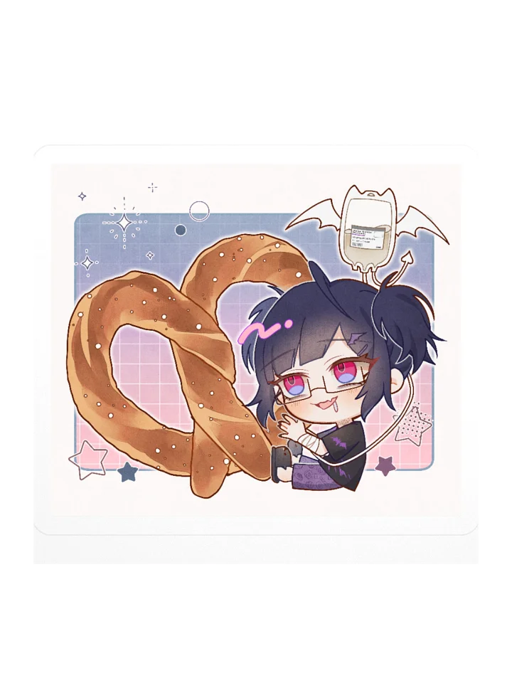 Pretzel-Dreaming Rye Kiss-cut Sticker product image (1)