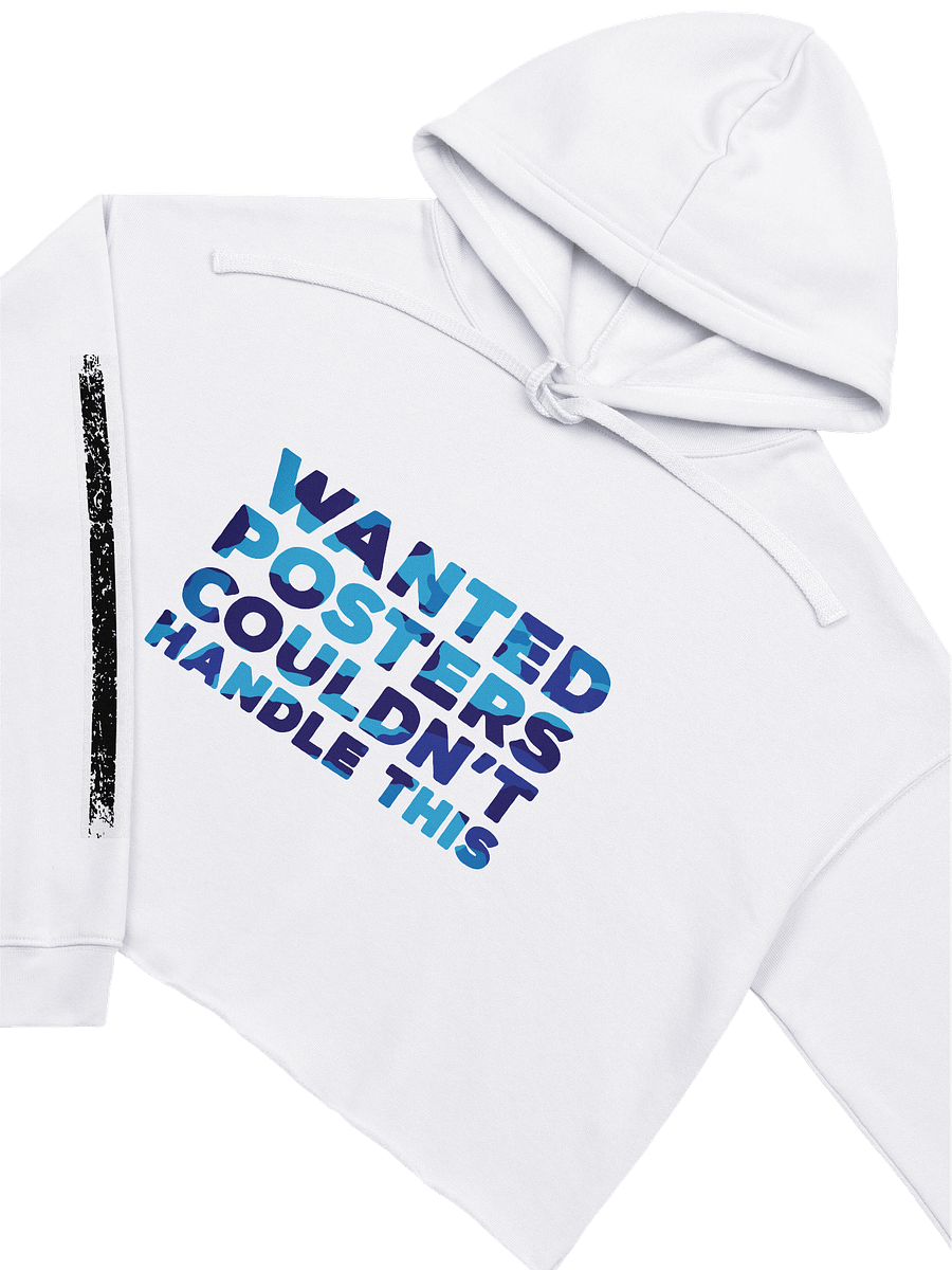 Nik The Hat | “Wanted Posters Couldn’t Handle This” Cropped Hoodie product image (3)