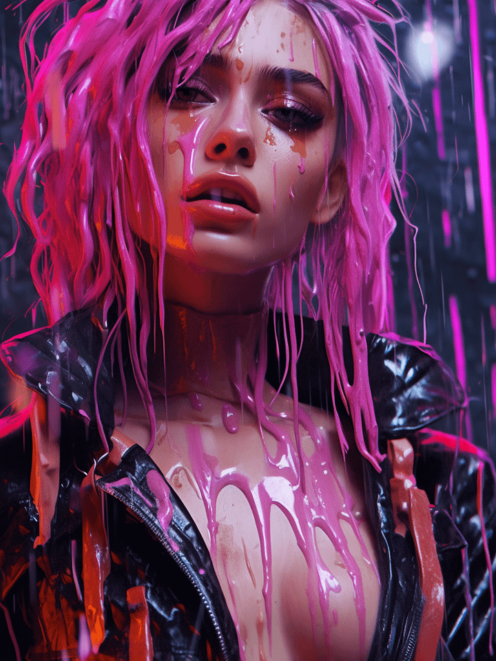Pink Drip Downloadable Poster product image (2)
