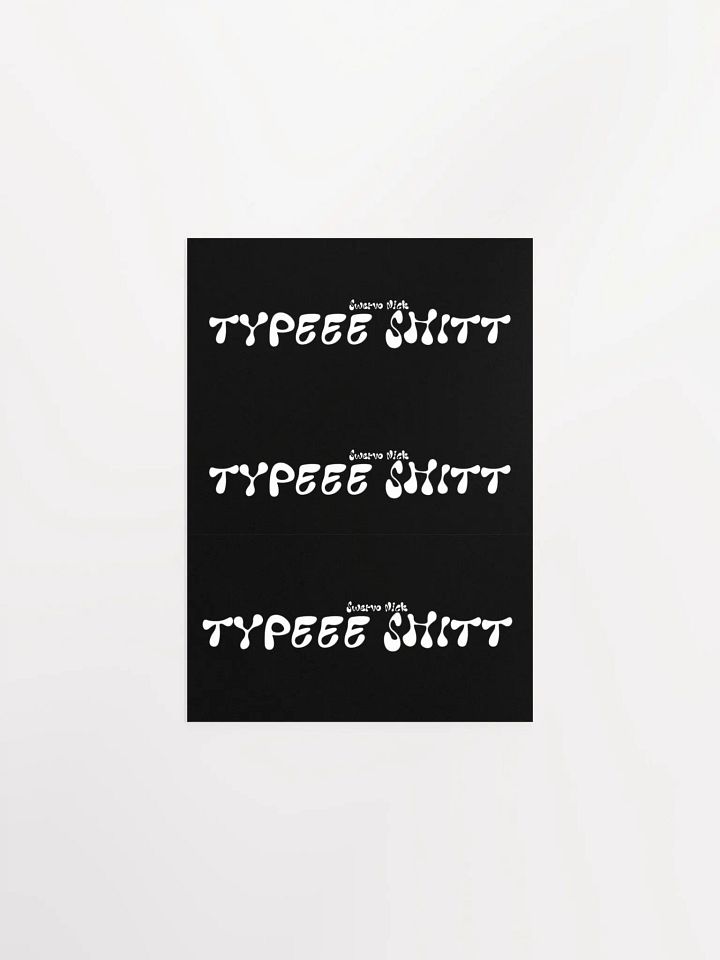 Type Shit POSTER product image (1)