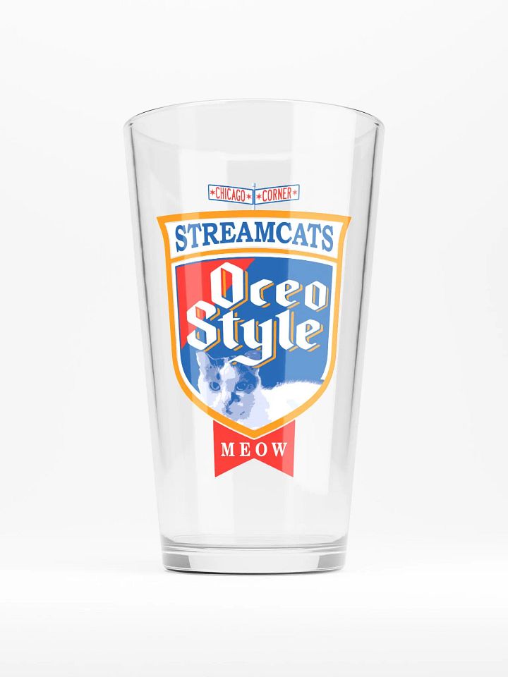 Streamcats Oreo Style - Chicago Corner Pint Glass product image (1)