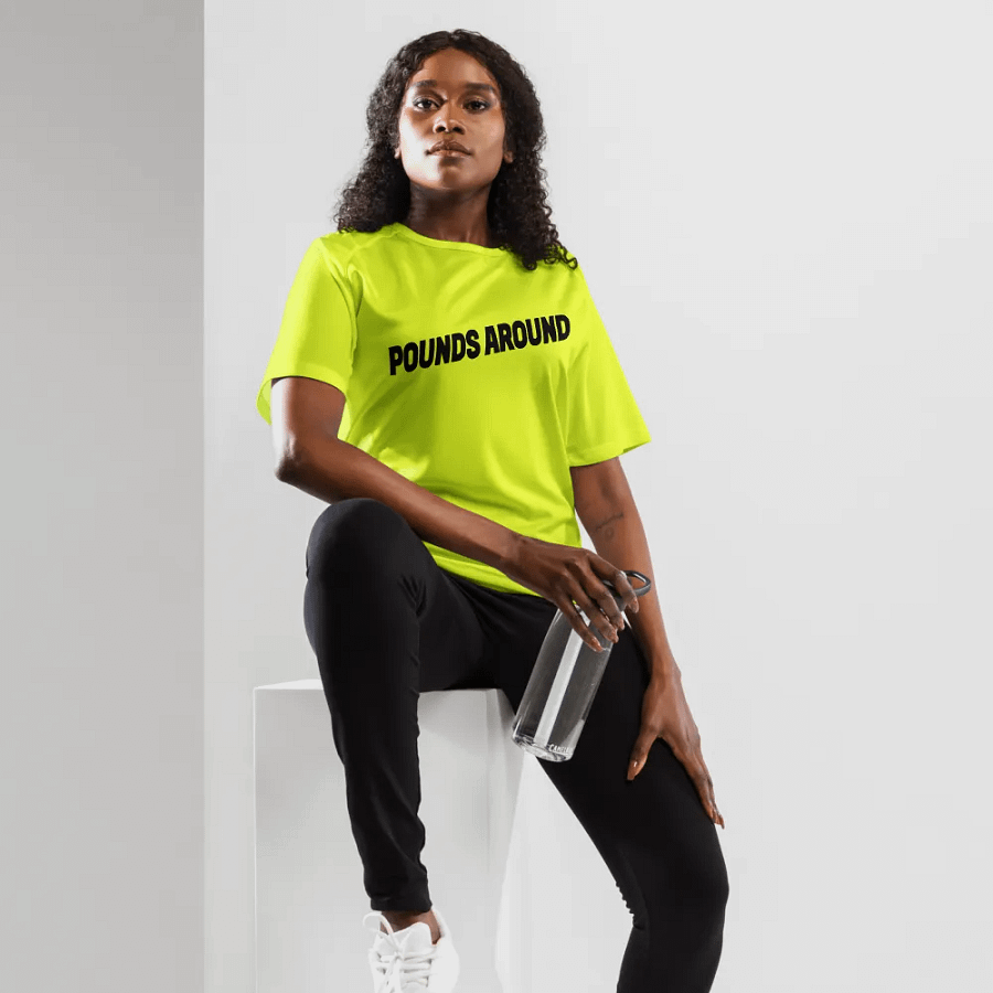 POUNDS AROUND YELLOW AND BLACK SPORTS SHIRT product image (6)