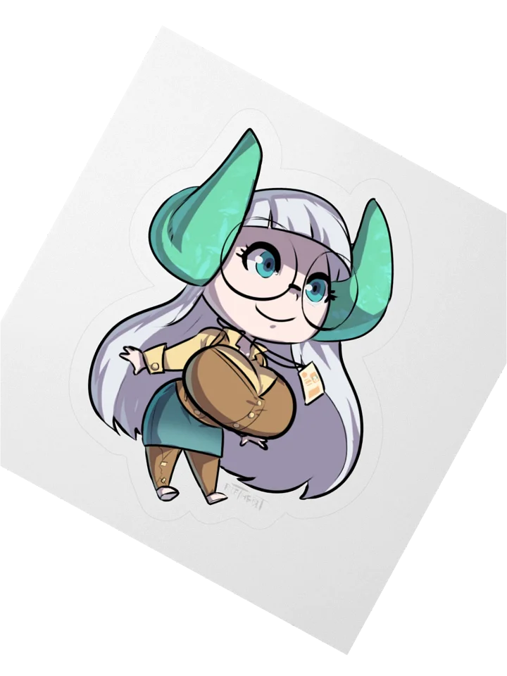 Chibi Jing kiss-cut sticker product image (4)