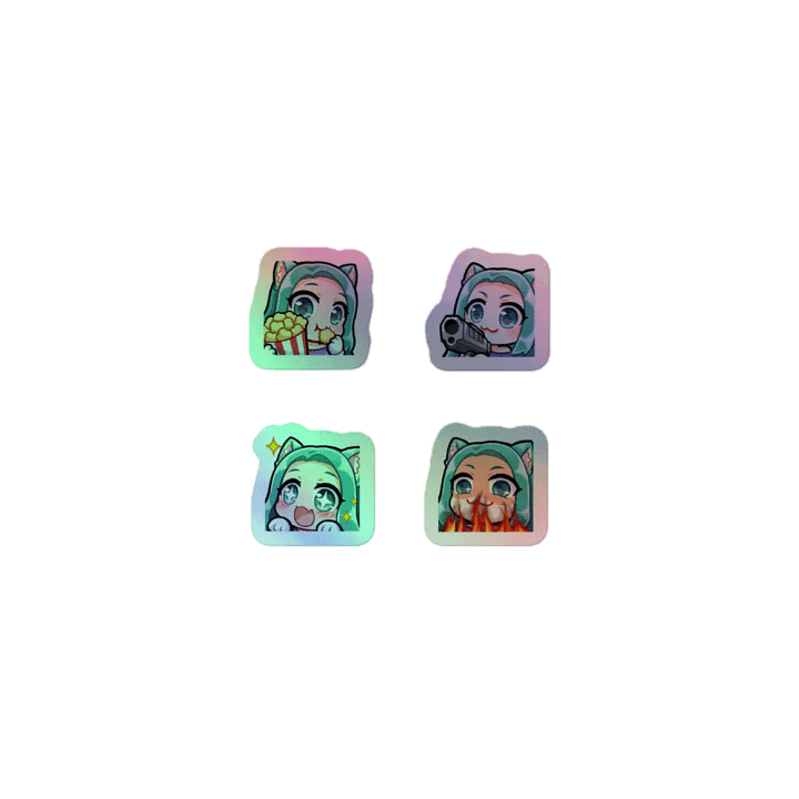 Emotionally Holographic Sticker Set D product image (1)