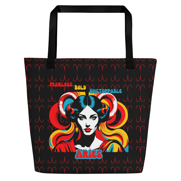 Aries 2025, Fearless, Bold, Unstoppable, Tote product image (1)