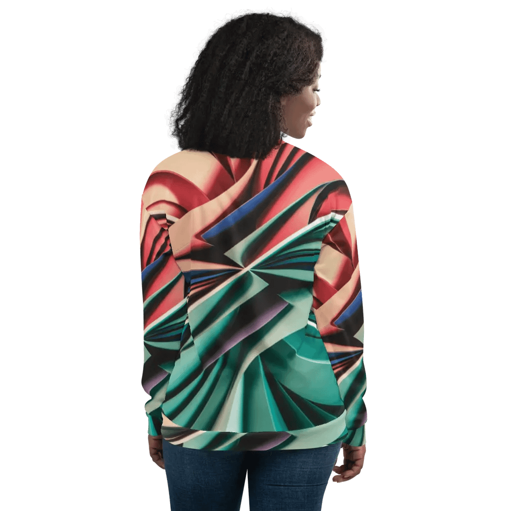 Exclusive Abstract Art Unisex Bomber Jacket - TDS Music Original Design product image (10)