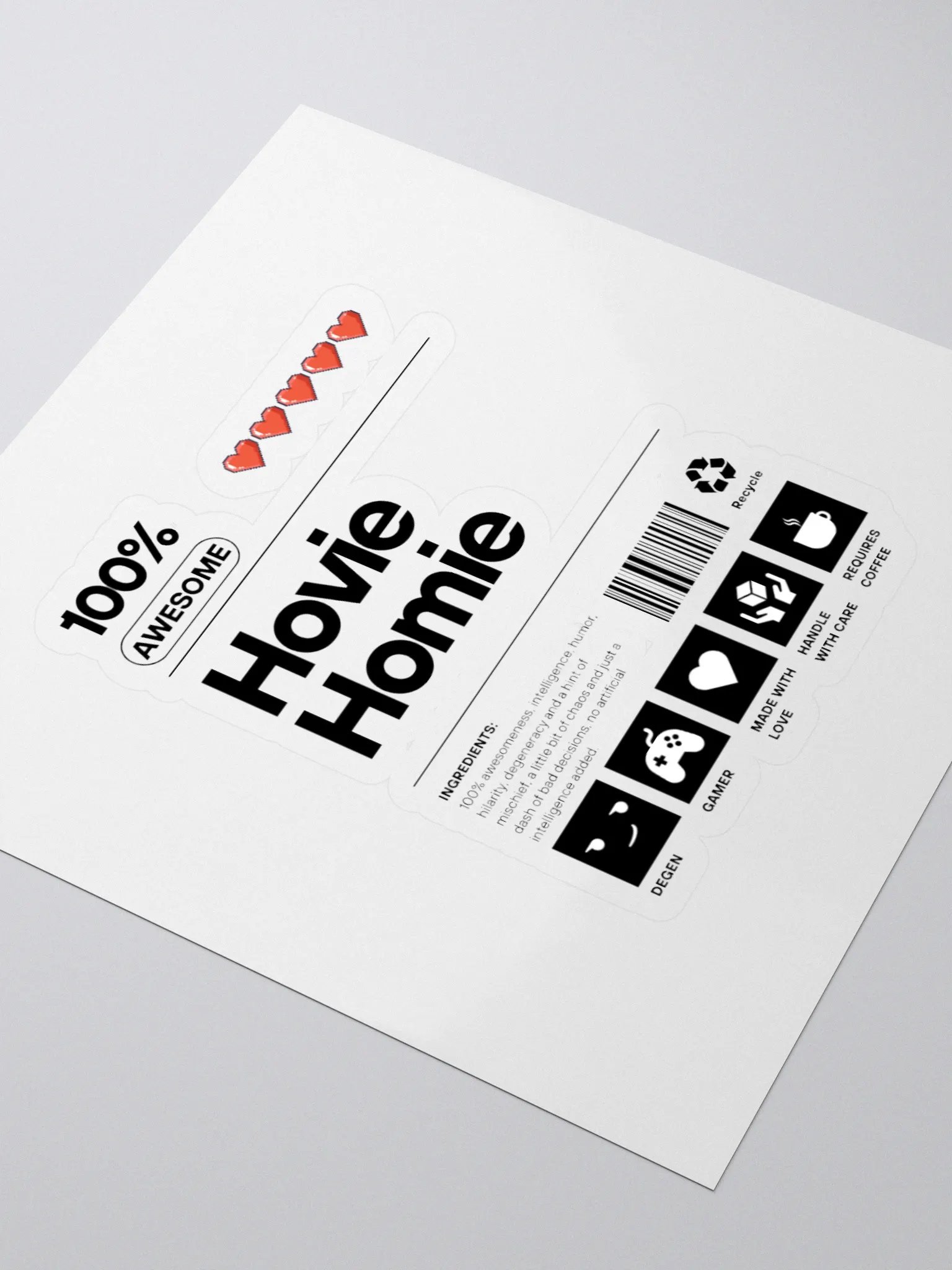 Hovie Homie Sticker product image (3)