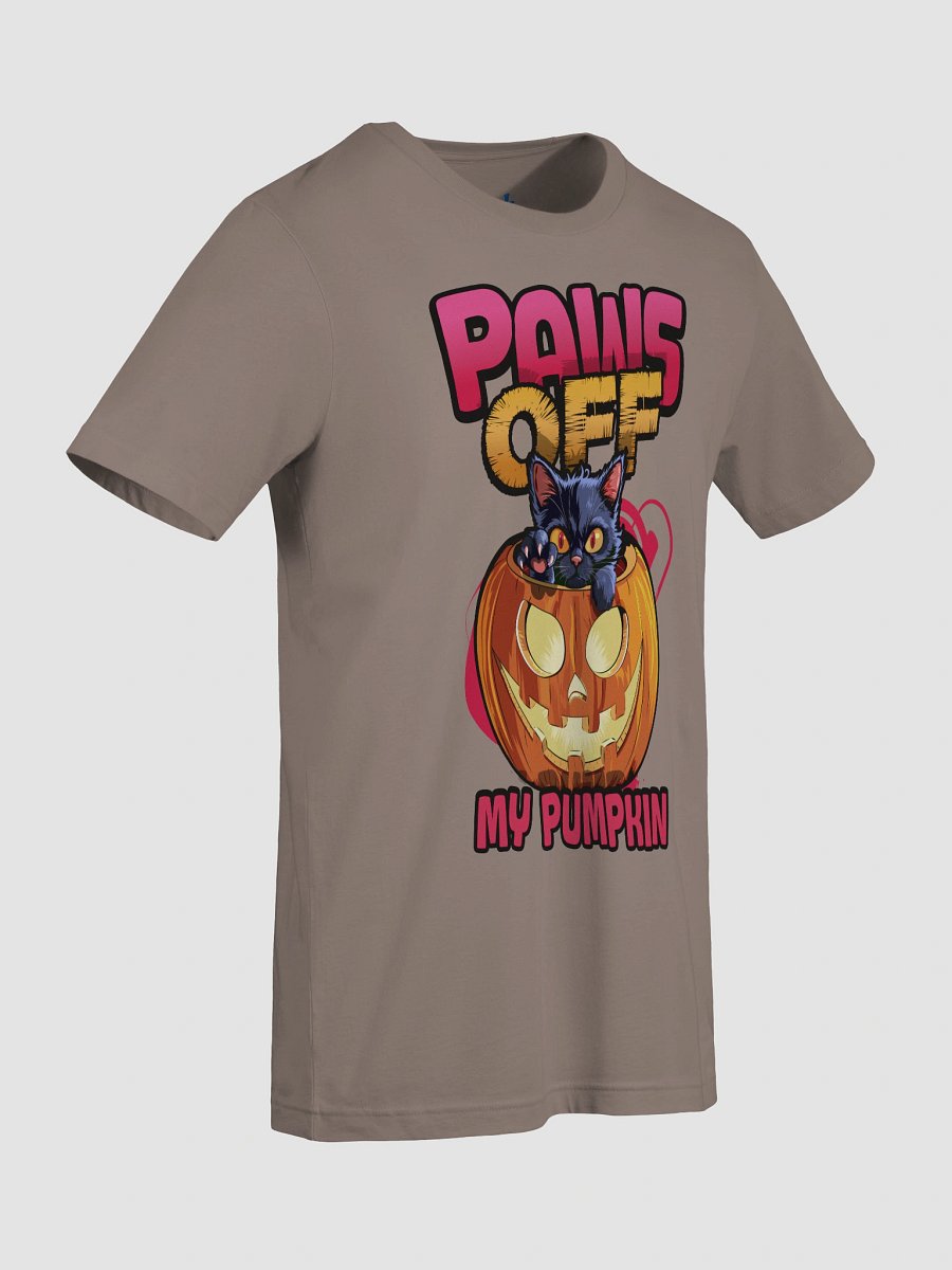 Paws Off My Pumpkin - Funny Black Cat Lover Halloween Shirt product image (58)
