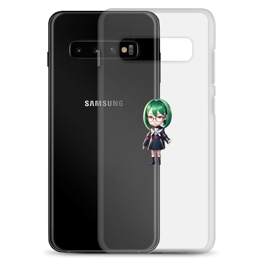 (Green CHIBI) K Clear Case for Samsung product image (2)