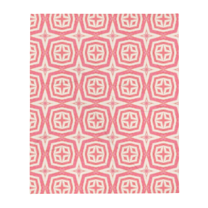 Vibrant Pink Blend-Throw Blanket product image (1)
