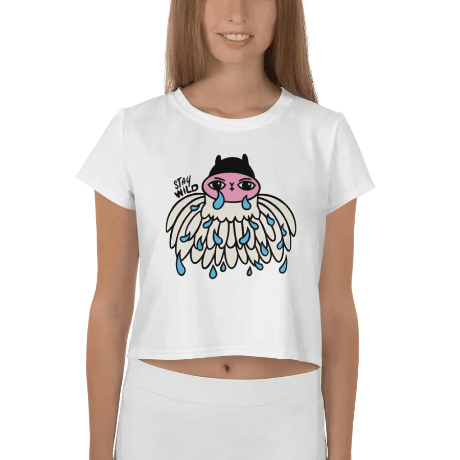 WLS Crop top with print 'Stay wild' product image (5)
