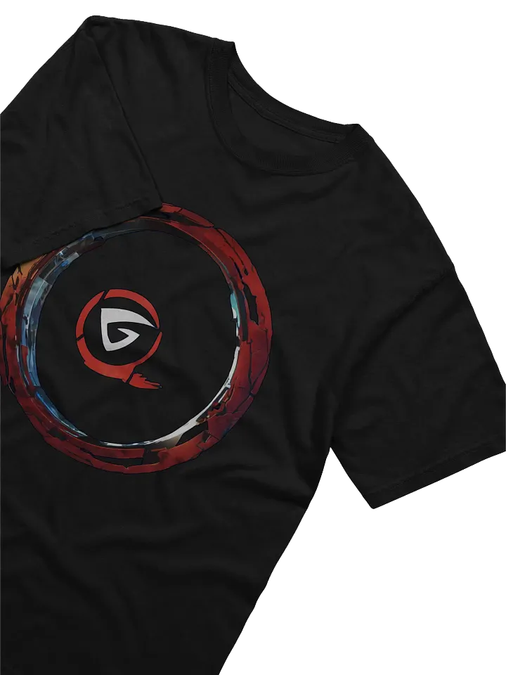 Dynamic Emblem Graphic T-Shirt, Stylish Casual Tee, Perfect Gift for Trendsetters product image (1)