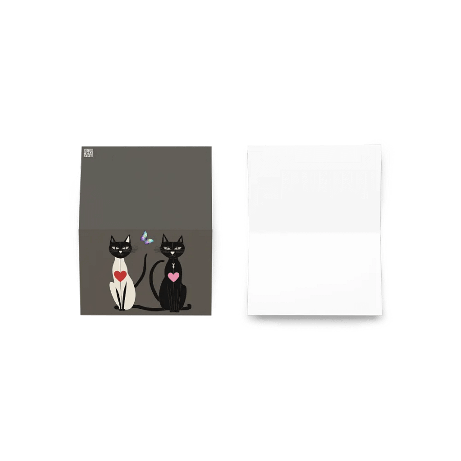 Black & White Butterfly Love Cats product image (4)