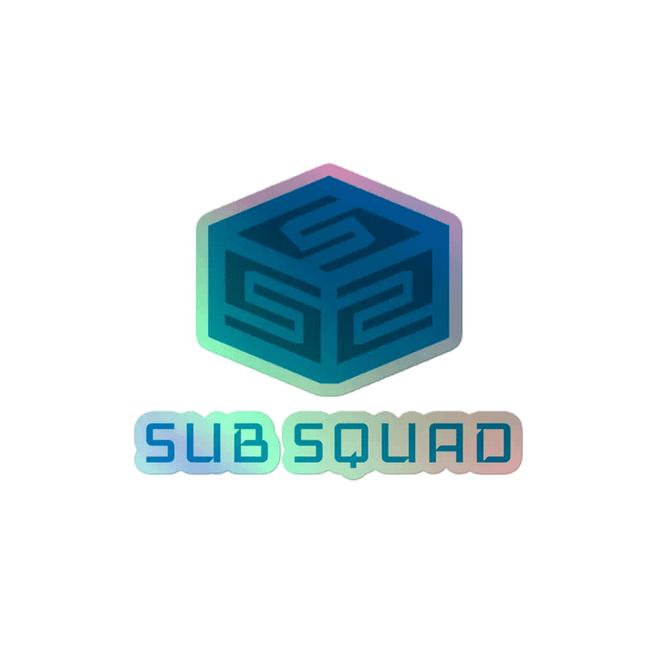 Sub Squad Official Holographic Sticker Sheet product image (2)