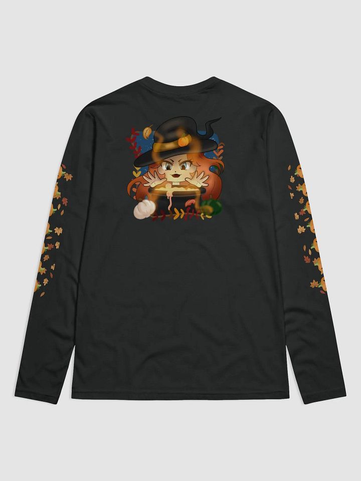 Pumpkin Witch Panda Long Sleeve - Front Design product image (2)