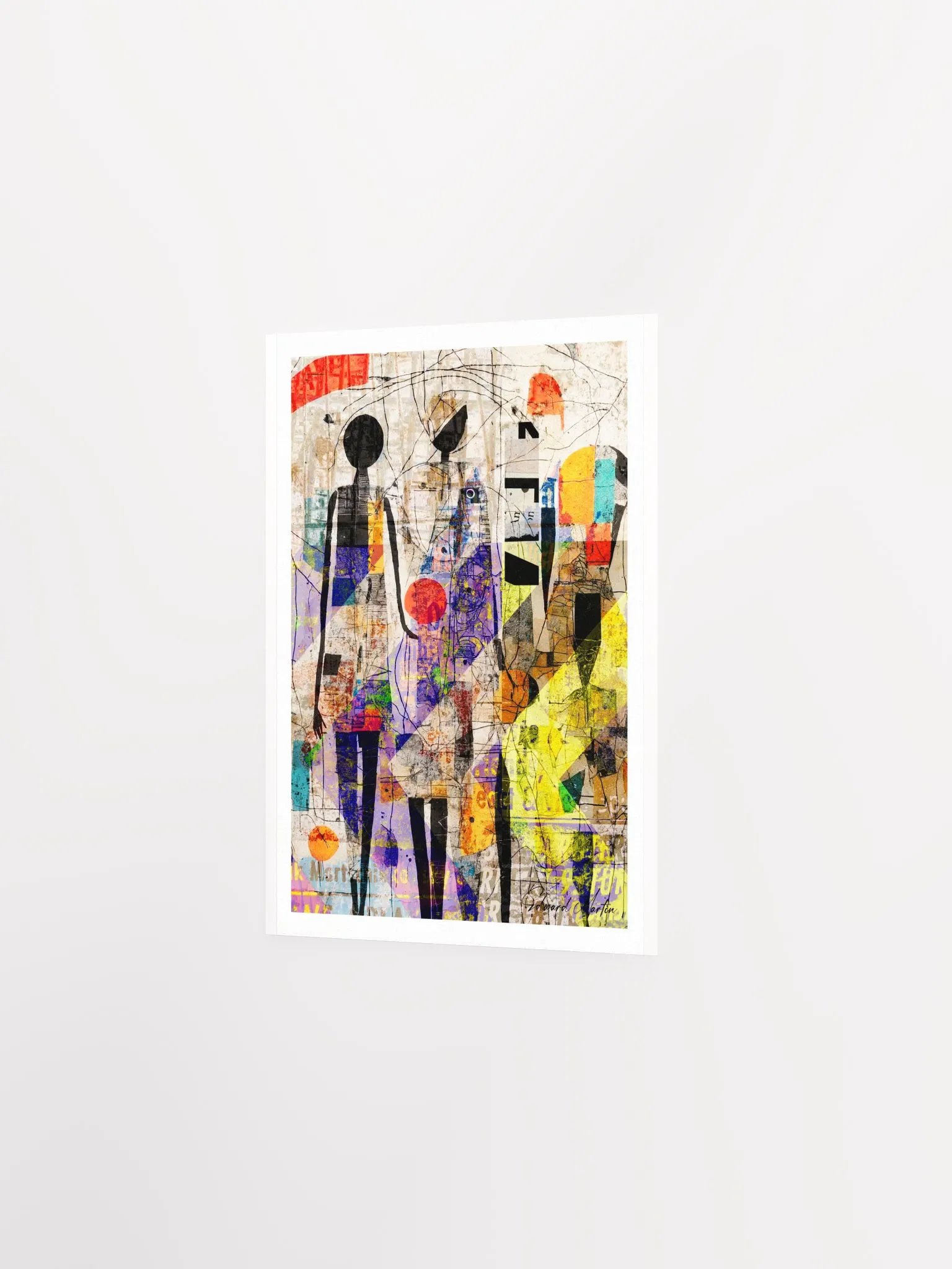 'Window Shopping' by Edward Martin-Vibrant Matte Poster Print product image (3)