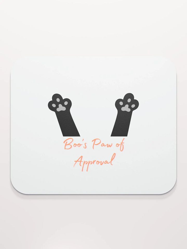 Boo's Paws Of Approval Classic Mouse Pad. product image (2)