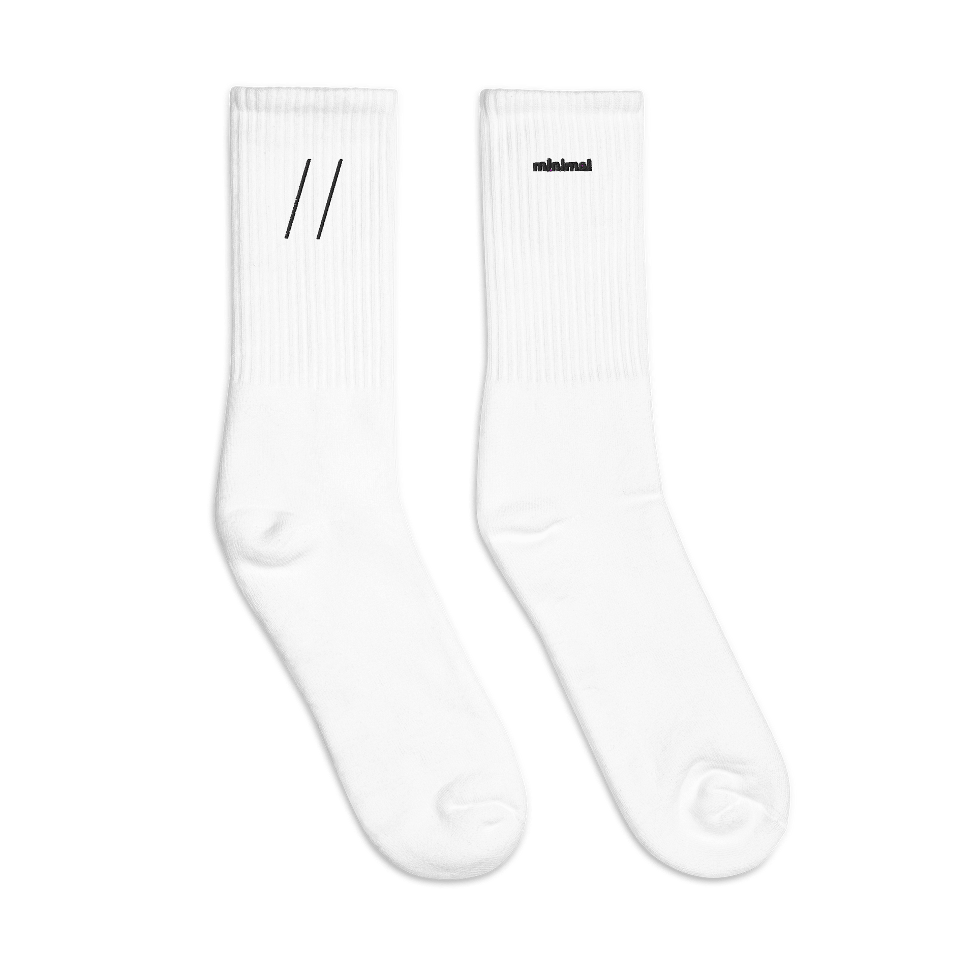 001: black stitched socks product image (7)