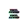 Glossy 3D Vinyl Rewind Sticker Pack product image (1)