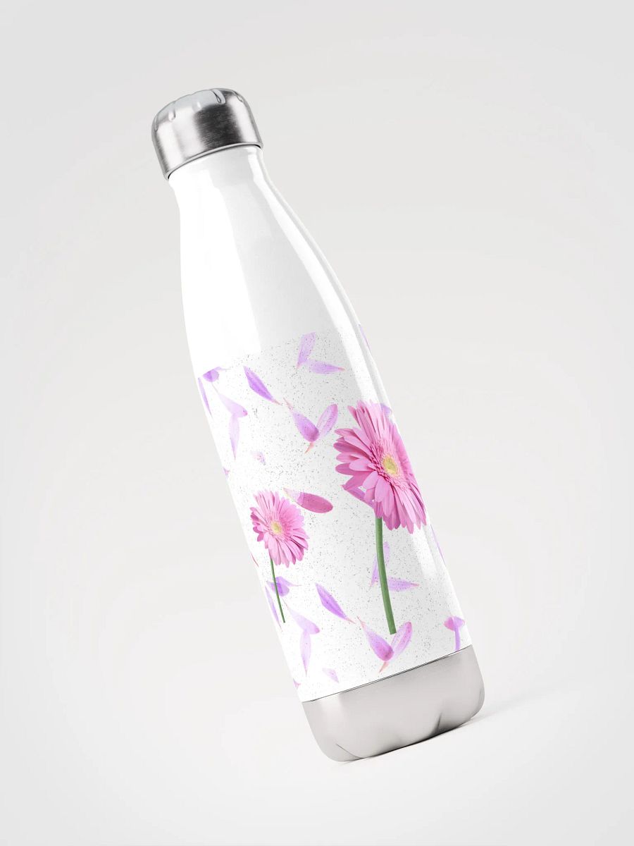 pink daisy & Steel Insulated Bottle gift for moms garden lovers friends colleagues product image (3)