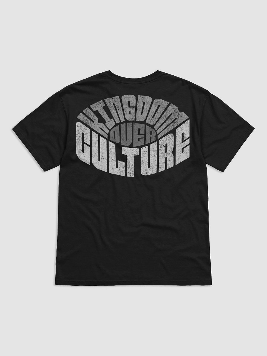 KINGDOM OVER CULTURE Curved Text Heavyweight T-Shirt product image (3)