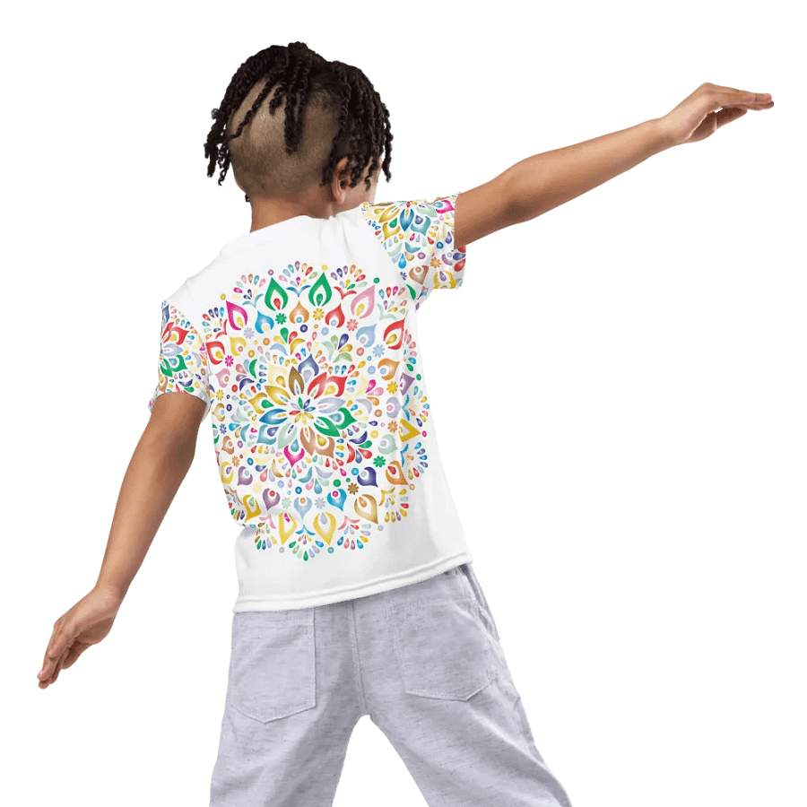 Kaleidoscopic Harmony Kids T-Shirt product image (8)