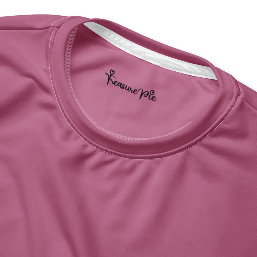 Plain Medium Dark Carnation Pink True Summer Unisex Recycled Polyester Heavyweight Premium Sweatshirt by Treasure Pie product image (4)