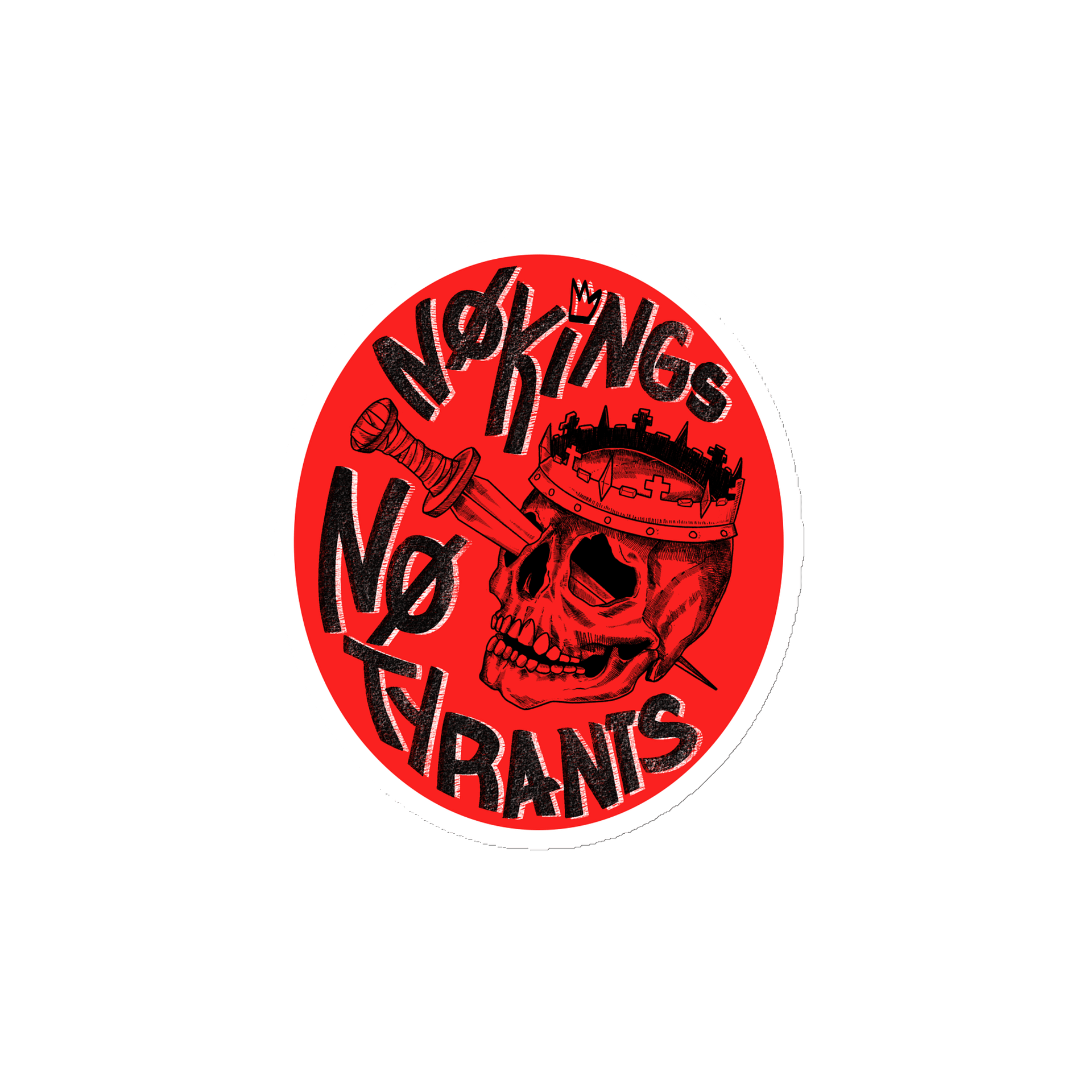 No Kings Magnet (Red) product image (1)