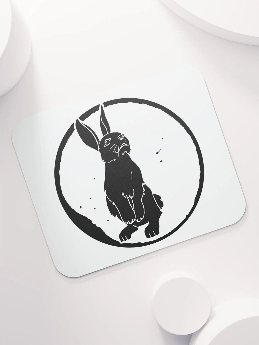 Classic Mouse Pad - HARE 0001 - BLACK product image (4)