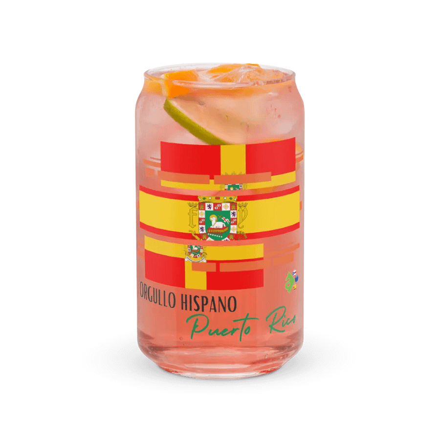 Vaso de cristal - Orgullo Hispano Puerto Rico product image (7)