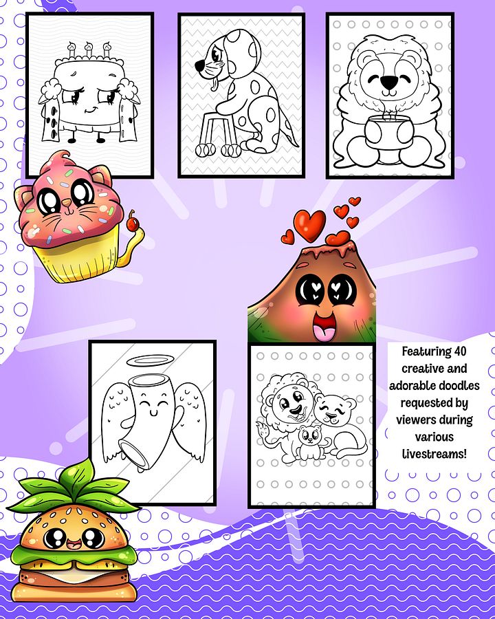 Draw Me A Doodle Vol 1 DIGITAL DOWNLOAD product image (2)