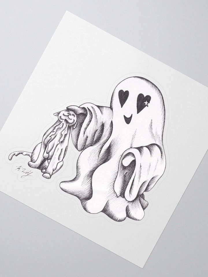 Ghost Cat and Ghost Stickers product image (2)