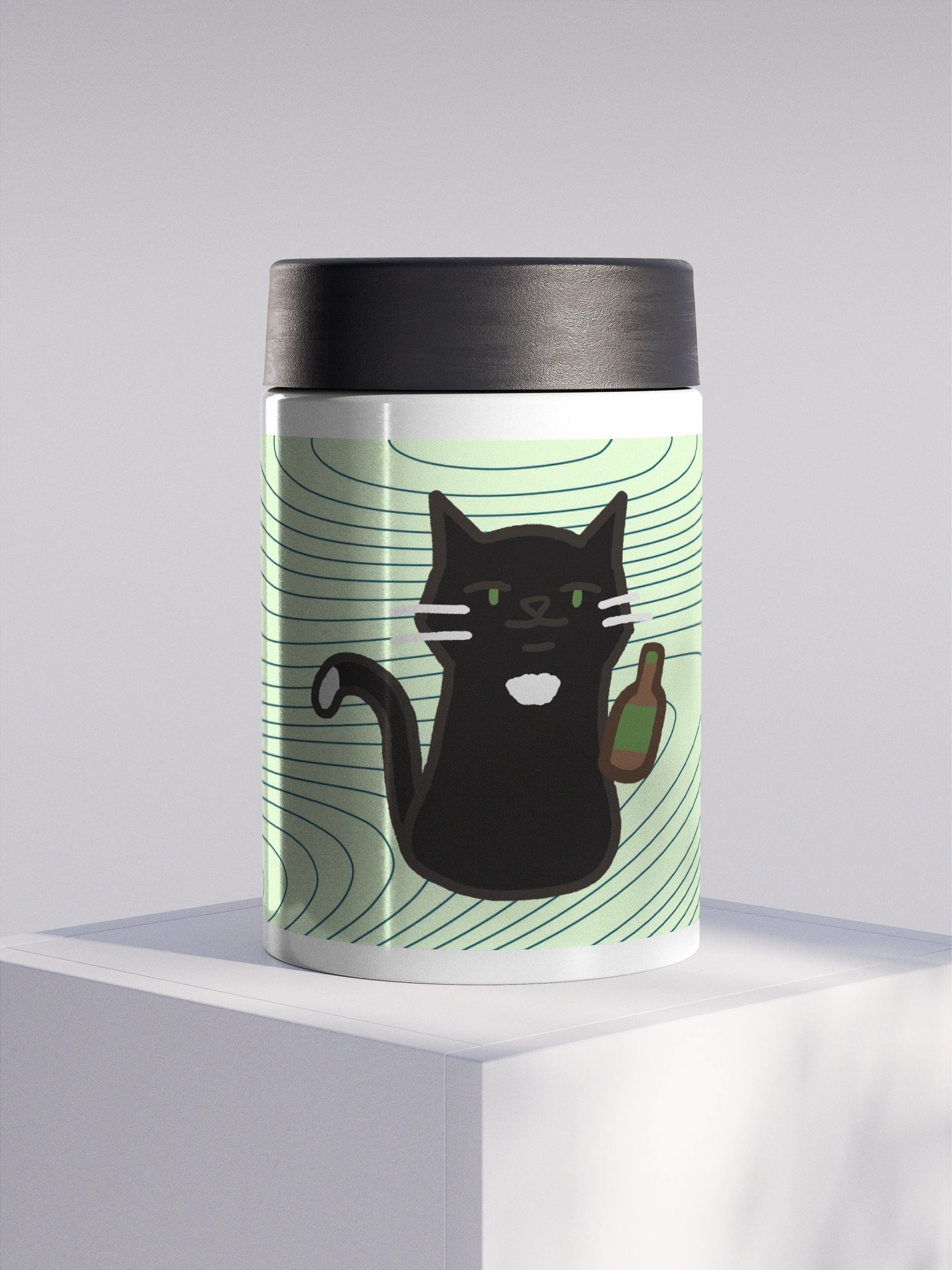 Tipsy Tippy Stainless Steel Koozie product image (1)