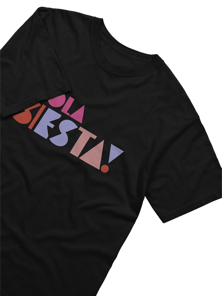 Hola Siesta Heavyweight T-Shirt Black product image (2)
