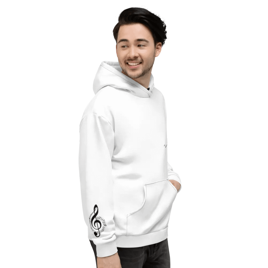 Band Geeks Rule Hoodie | White product image (7)